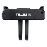 TELESIN Magnetiskt Dubbelt Claw Mount för DJI Osmo Action 3 / 4 / 5 Pro - Svart