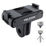 TELESIN Magnetiskt Dubbelt Claw Mount för DJI Osmo Action 3 / 4 / 5 Pro - Svart