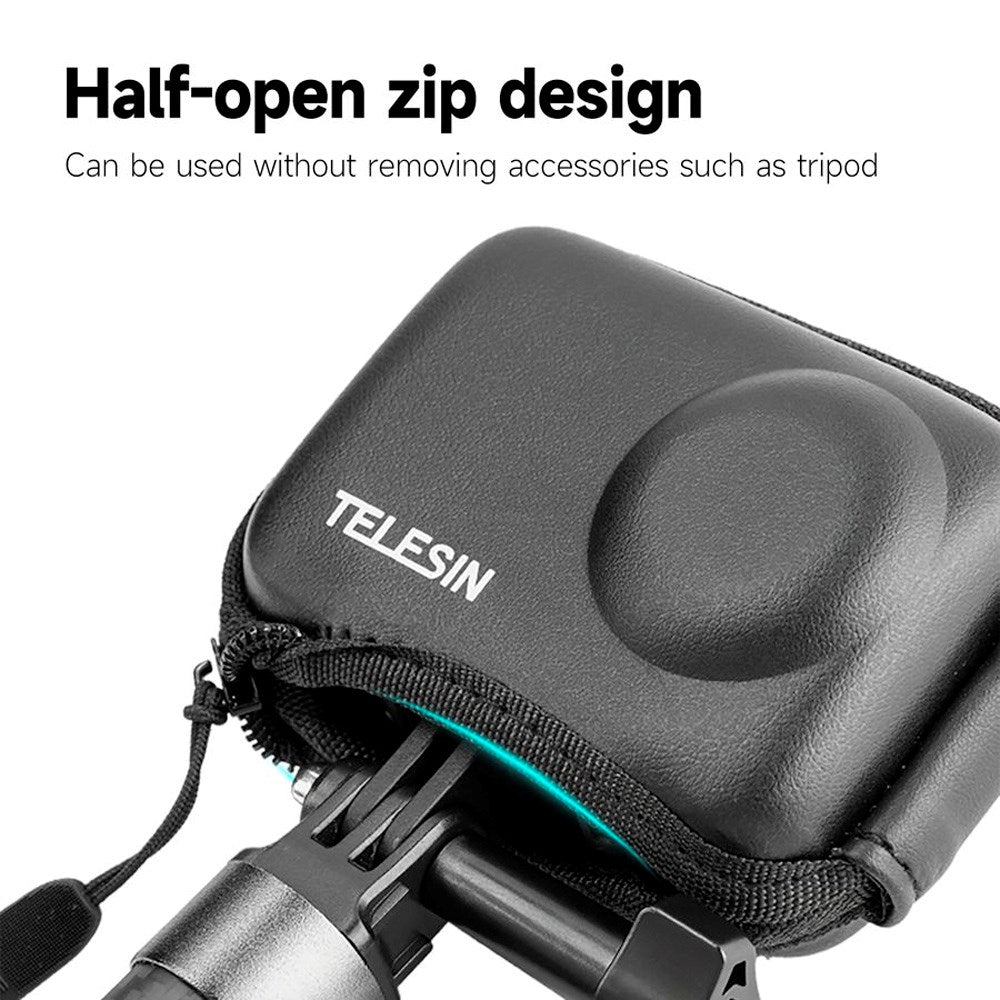 TELESIN Skyddsväska för DJI Osmo Action 3 / 4 / 5 Pro - Svart