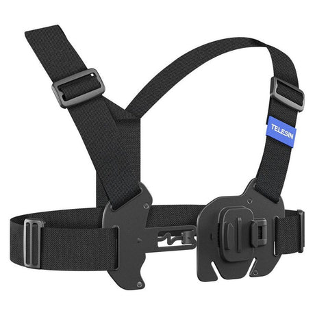 TELESIN Elastiskt Bröstfäste för Actionkamera - Svart