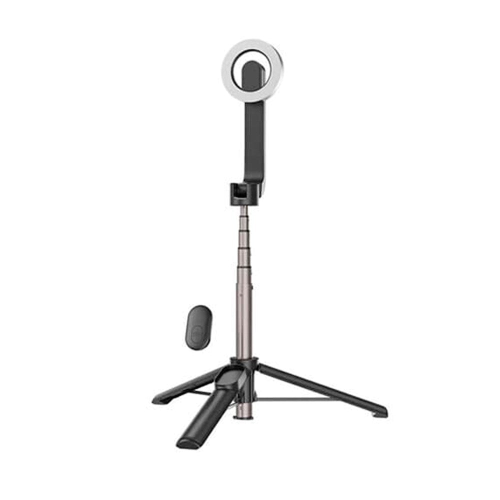 TELESIN Mini Magnetisk Selfie Stick för Mobil - MagSafe Kompatibel - Svart