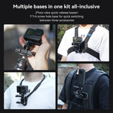 TELESIN Quick-Release Adapterset för actionkamera - Svart