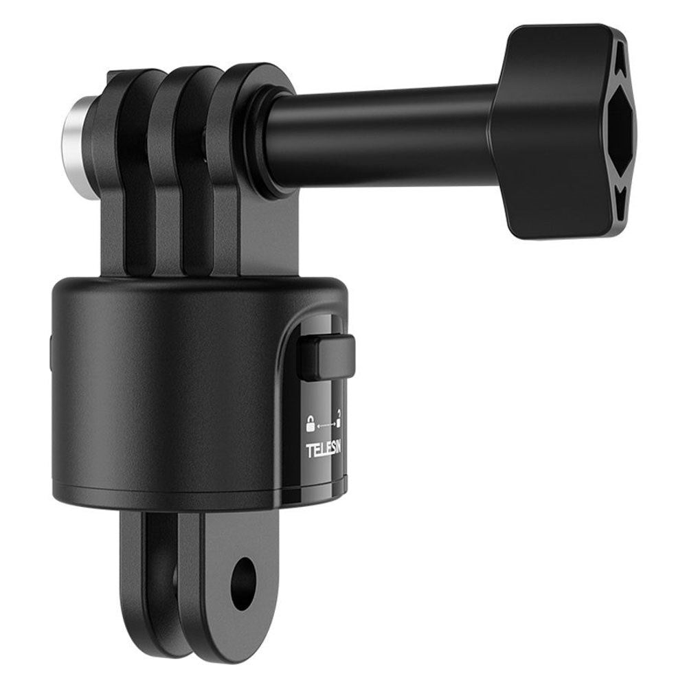 TELESIN Quick-Release Adapterset för actionkamera - Svart