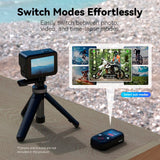 TELESIN Fjärrkontroll för GoPro Hero 8 / 9 / 10 / 11 / 12 / 13 / MAX m. Handledsrem - Svart