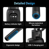 TELESIN 3-i-1 PowerBank Selfie Stick för GoPro Hero 9 / 10 / 11 / 12 / 13 / MAX - 5000 mAh - Svart