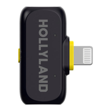 Hollyland Lark A1 Trådlös Mikrofonuppsättning med 1 x USB-C RX & 1 x Lightning RX - Svart