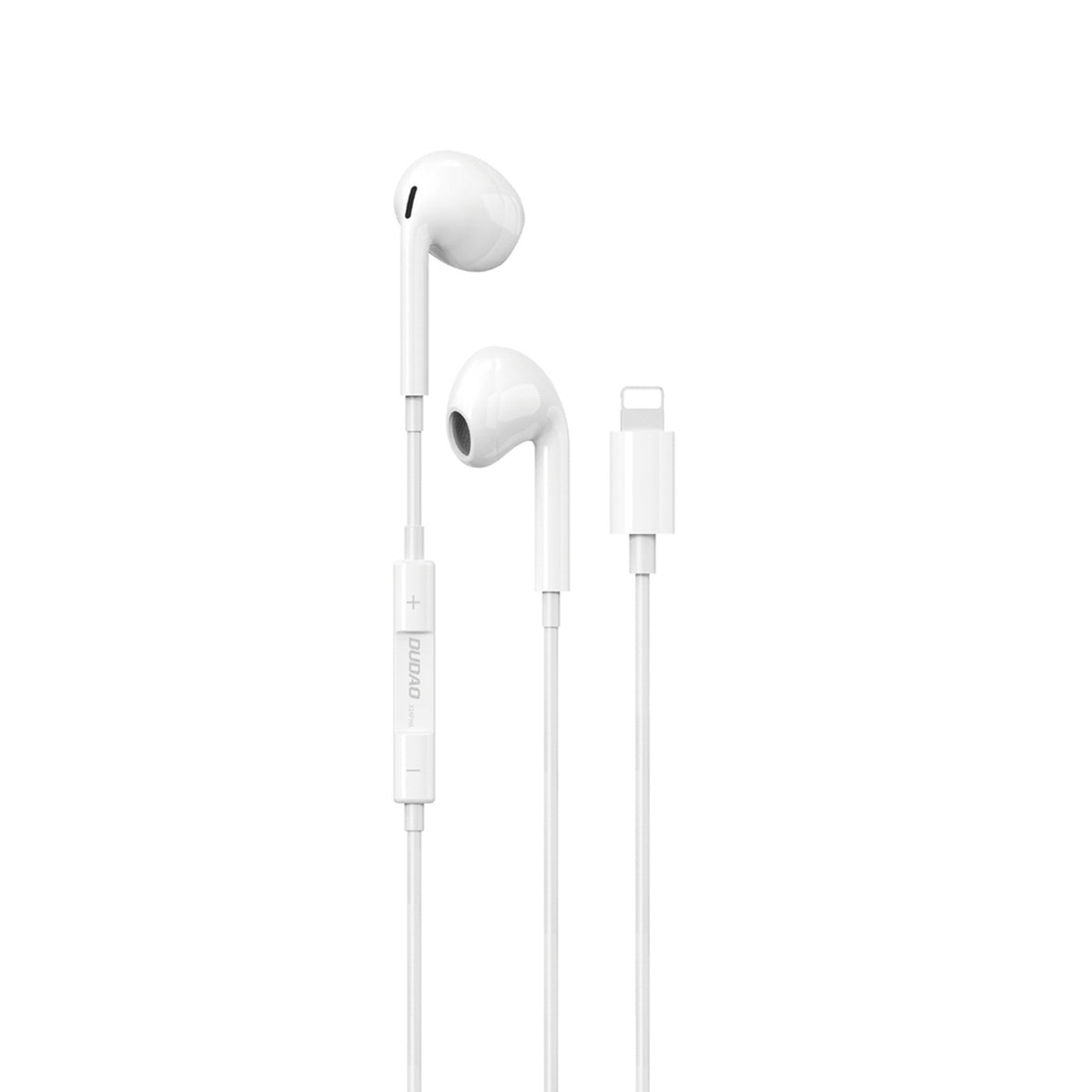 In-ear Hörlurar Dudao med Lightning - Vit
