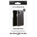 iPhone 13 Pro Max Vivanco Rock Solid Skal - Transparent / Svart