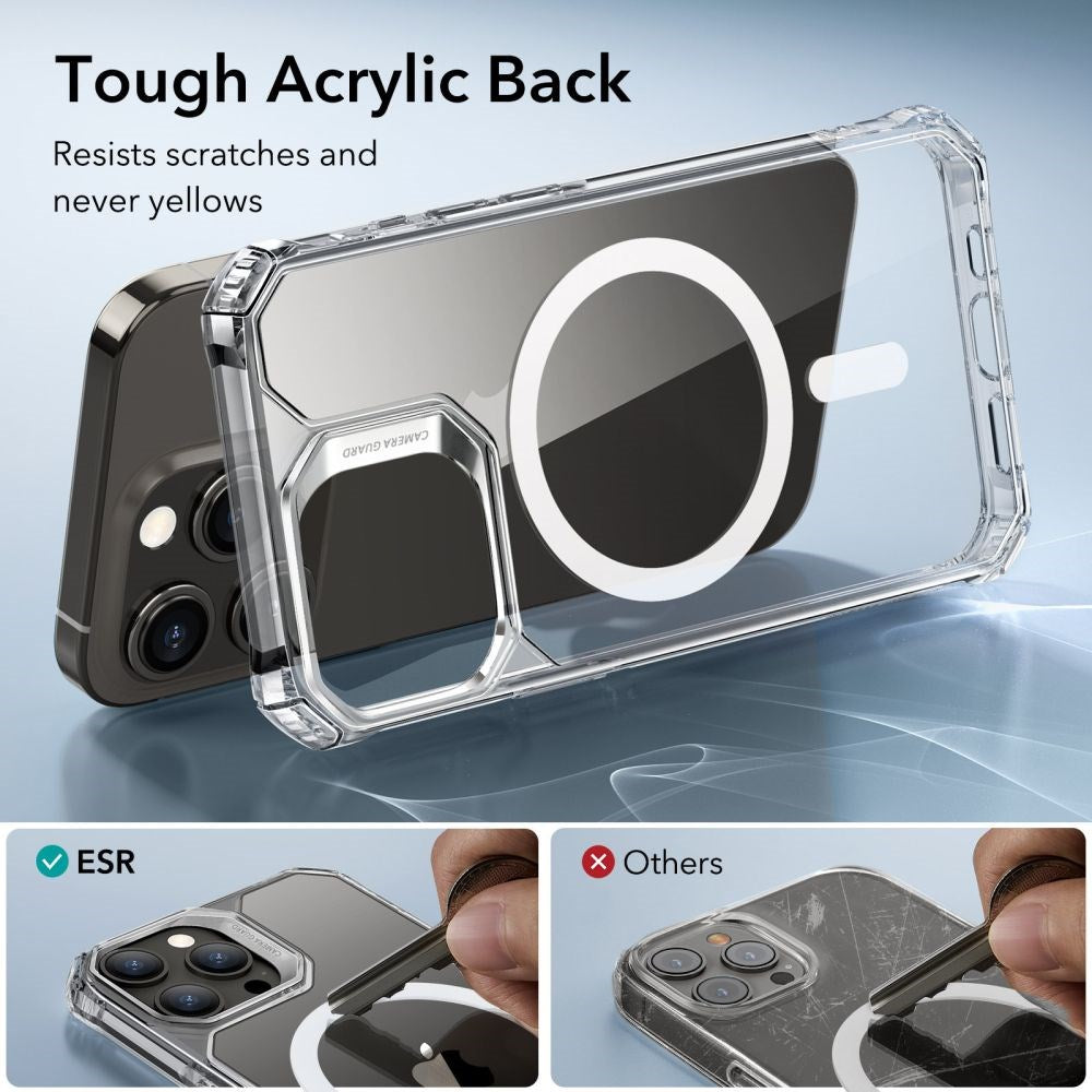 iPhone 15 Pro ESR Air Armor Halolock Skal - MagSafe-kompatibelt - Transparent