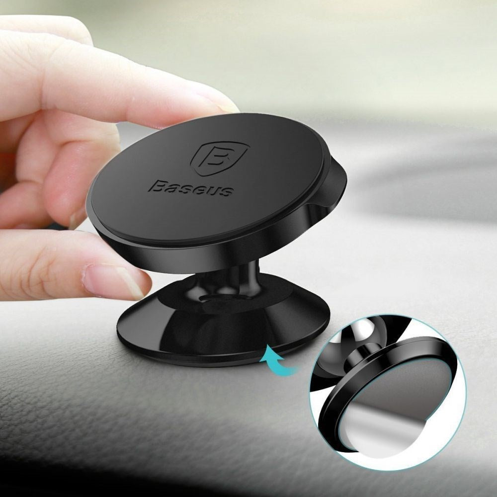 Baseus Small Dashboard Car Mount - Magnetisk Mobilhållare - Svart