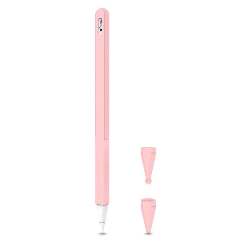 Apple Pencil 2 Mjukt Silikon Skydd - Rosa