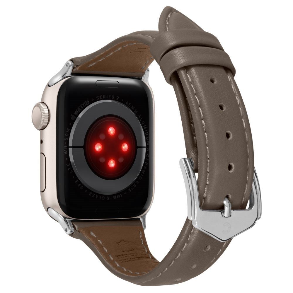 Apple Watch (38/40/SE/41/42mm) Cyrill Rem - Läder - Grå