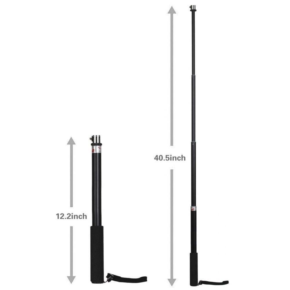 Tech-Protect Action & Compact Camera Selfie Stick - Svart