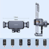 JoyRoom JR-ZS283 Car Mount - Universal Mobilhållare För Ventilationssystem - Max Mobil: 65 x 100mm - Svart