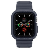 Apple Watch (44/SE/45mm) Spigen Rugged Armor Pro Skal - Charcoal Grey