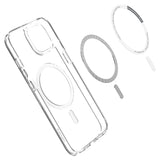 iPhone 13 Spigen Ultra Hybrid Skal - MagSafe-kompatibelt - Transparent / Vit