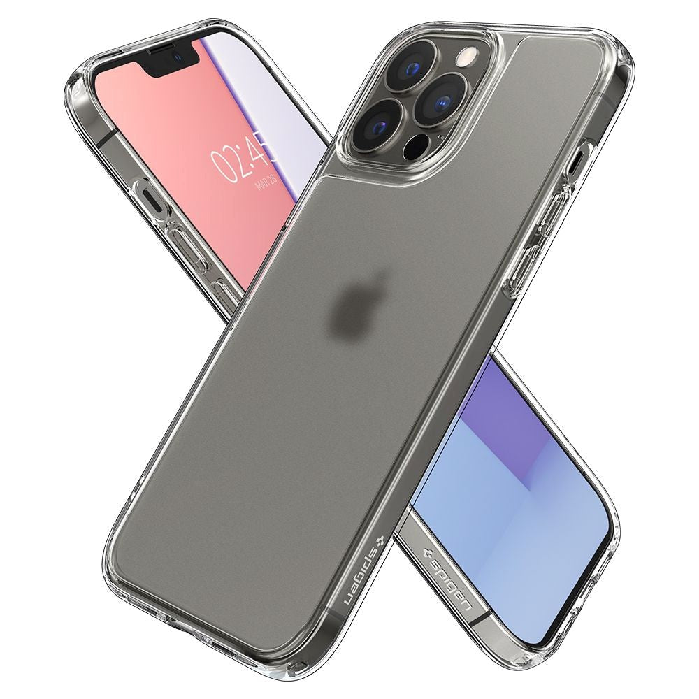 iPhone 13 Pro Spigen Quartz Hybrid Skal - Matt Transparent