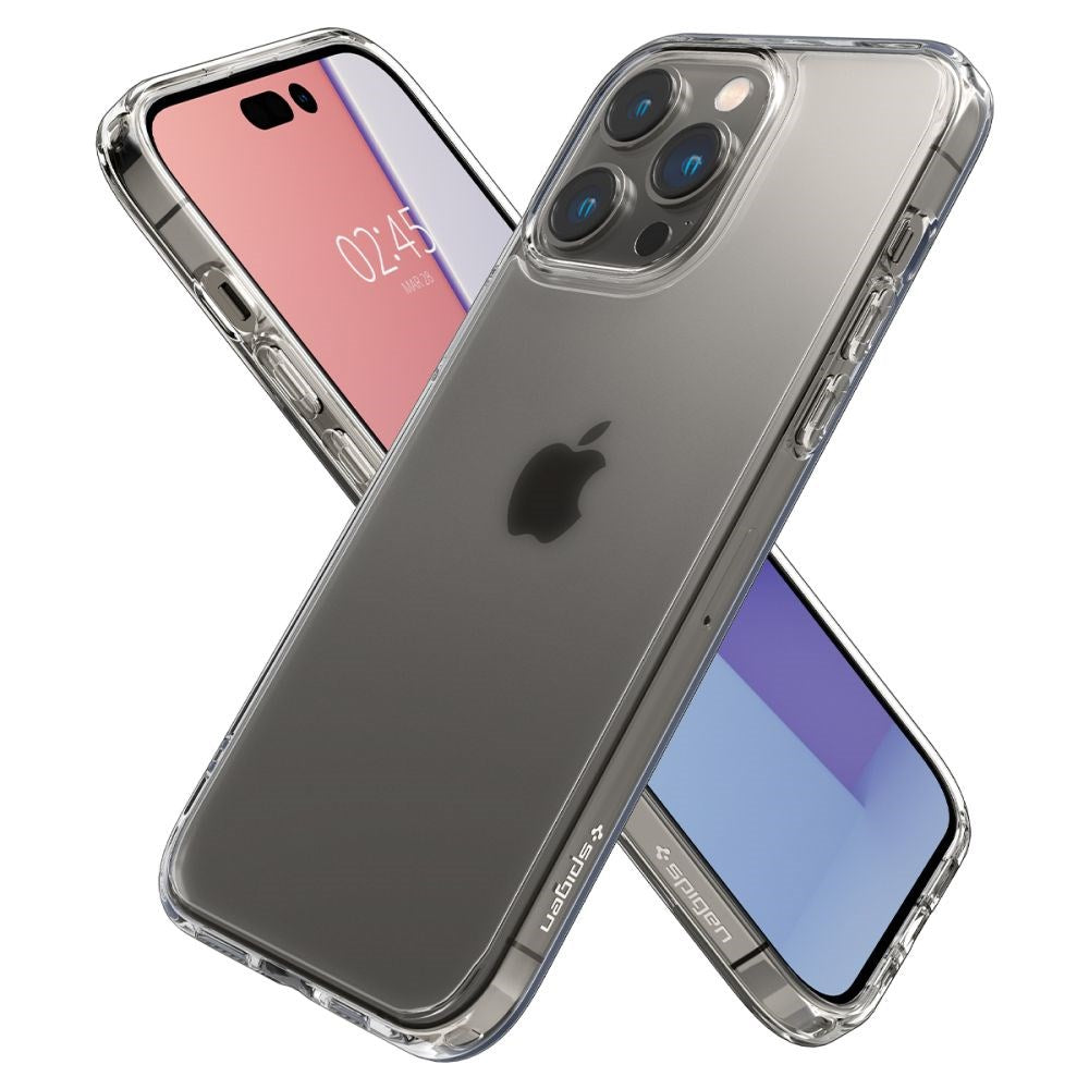 iPhone 14 Pro Spigen Ultra Hybrid Skal - Matt Transparent