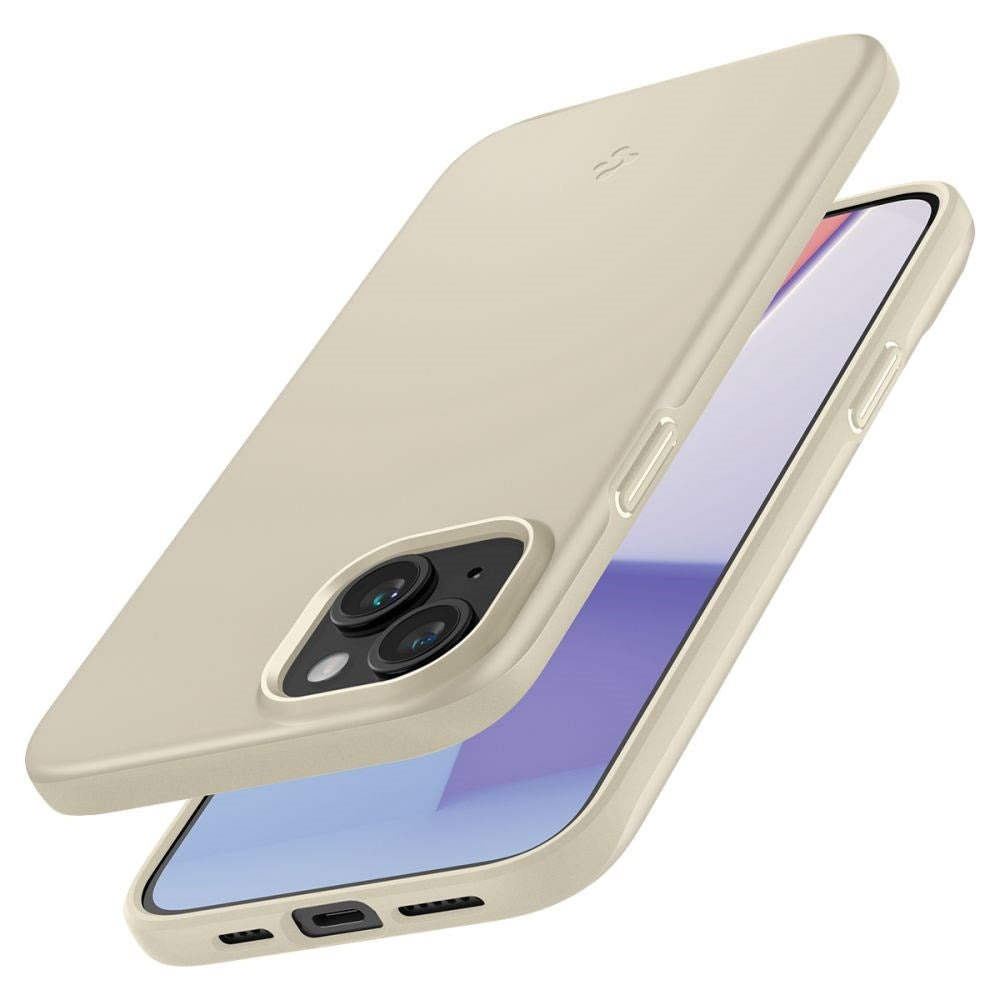 iPhone 15 Spigen Thin Fit Skal - Mute Beige