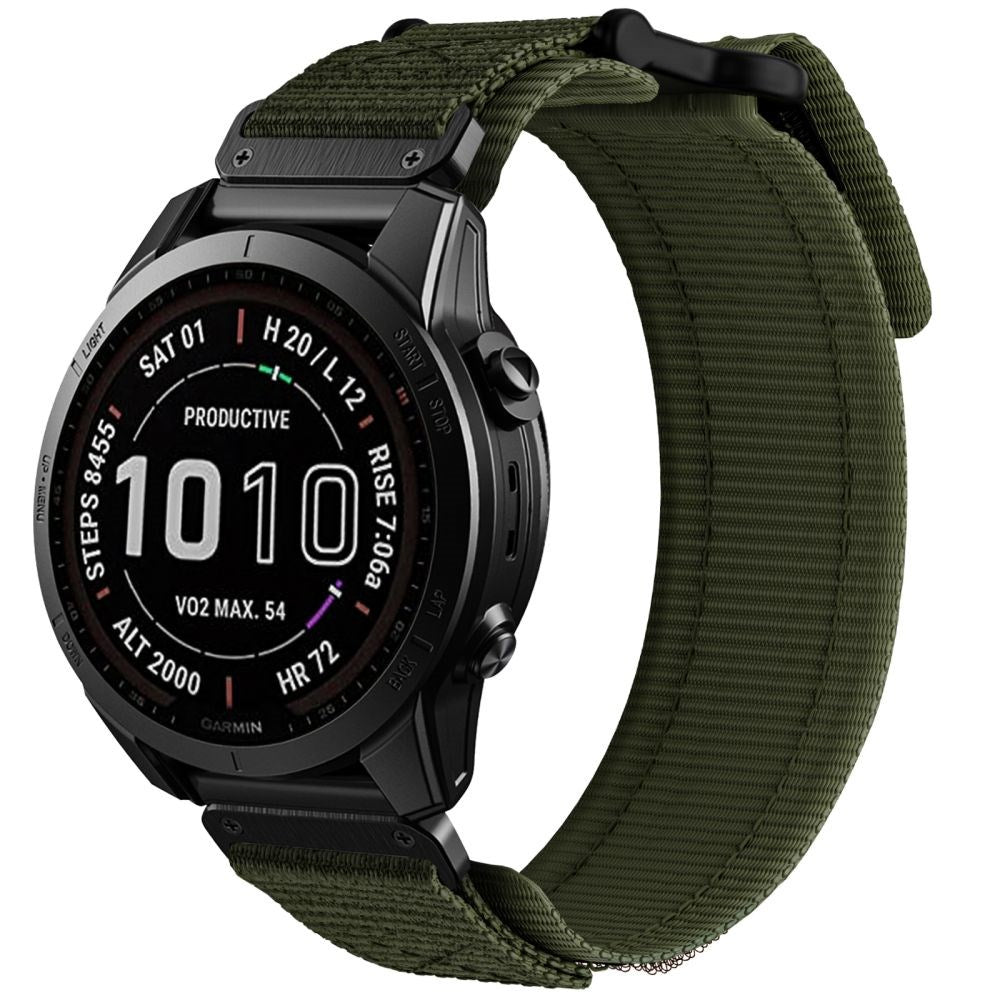 Universal Garmin 26mm QuickFit Tech-Protect Scout Pro Tygrem - Grön