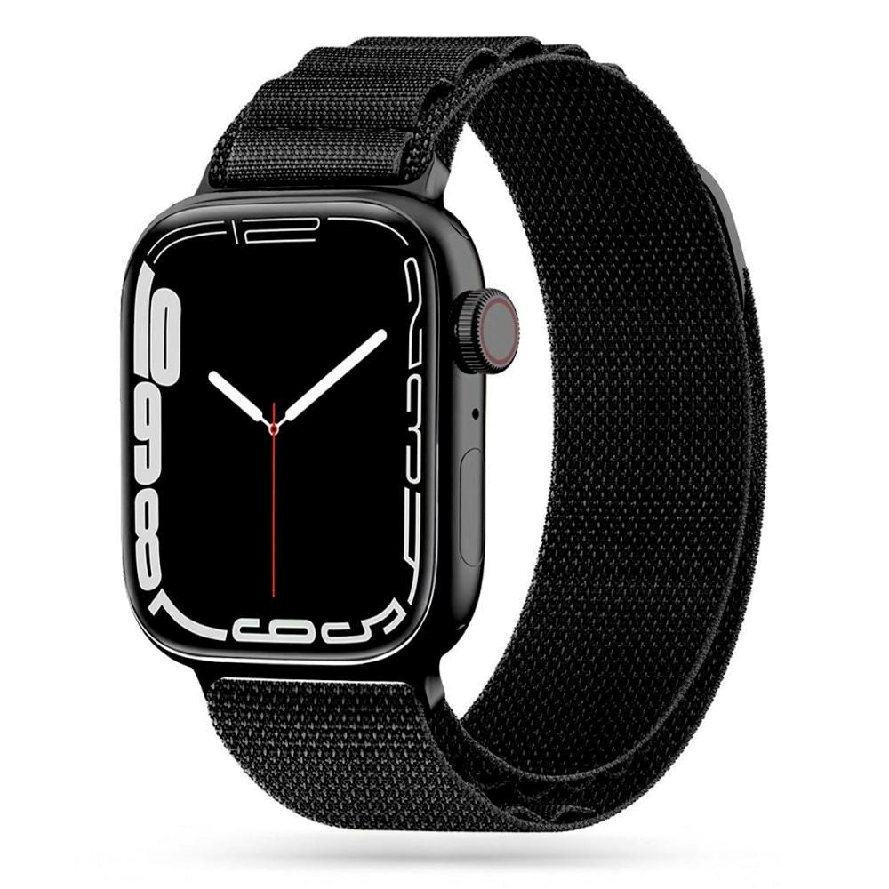 Apple Watch (38/40/SE/41/42mm) Tech-Protect Nylon Pro Klockarmband - Svart