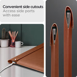 Spigen Valentinus Sleeve i Konstläder för MacBook / Laptop 13-14" (36 x 25 x 2 cm) - Classic Brown