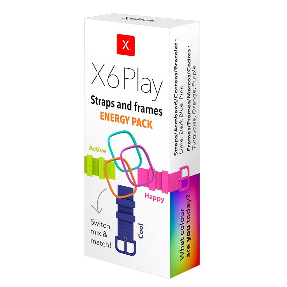 Xplora X6play Energy Pack med 3 x Fodral och Remmar - Multi