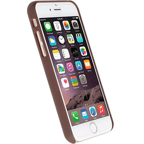 Krusell Timraa Case iPhone 8 Plus / 7 Plus - Brown - Brown