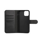 iPhone 12 / 12 Pro Classic Wallet Fodral med Stativfunktion - Svart