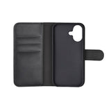 iPhone 16 Classic Wallet Fodral med Stativfunktion - Svart