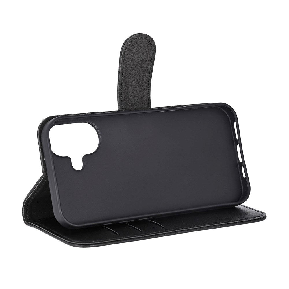 iPhone 16 Classic Wallet Fodral med Stativfunktion - Svart