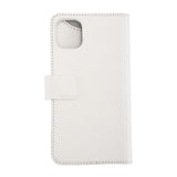 iPhone 12 / 12 Pro Onsala Collection Wallet Plånboksfodral - Saffiano White
