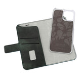 iPhone 15 GEAR ONSALA Fashion Collection Plånboksfodral med Magnet - MagSafe-Kompatibel - Dark Green