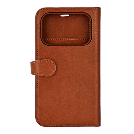 iPhone 17 Pro Buffalo 2-i-1 Äkta Läder Fodral - Brun