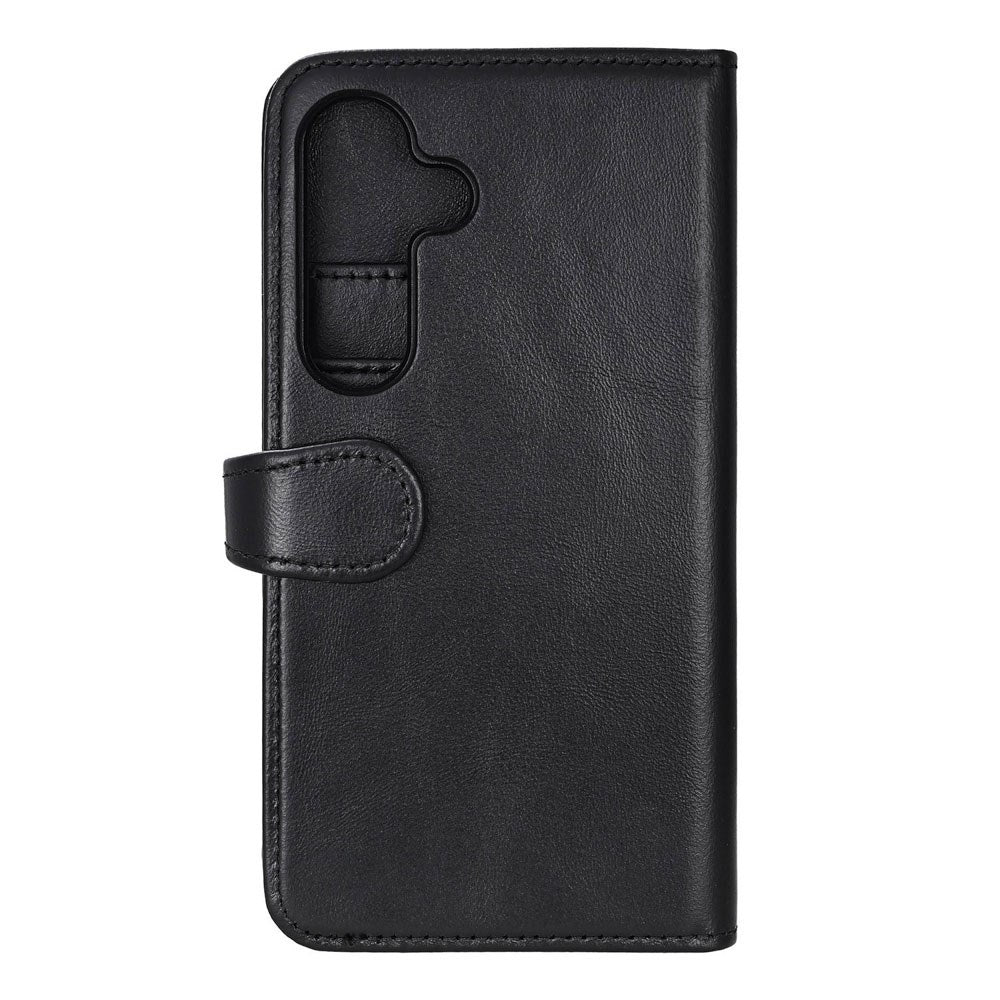 Samsung Galaxy S26 Buffalo 2-i-1 Äkta Läder Fodral - MagSafe Kompatibel - Svart