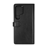Samsung Galaxy S26 Ultra Buffalo 2-i-1 Äkta Läder Fodral - MagSafe Kompatibel - Svart