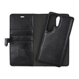 Samsung Galaxy S26 Ultra Buffalo 2-i-1 Äkta Läder Fodral - MagSafe Kompatibel - Svart