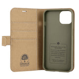 iPhone 13 GEAR ONSALA Eco Wallet - Nedbrytbart Plånboksfodral - Sand