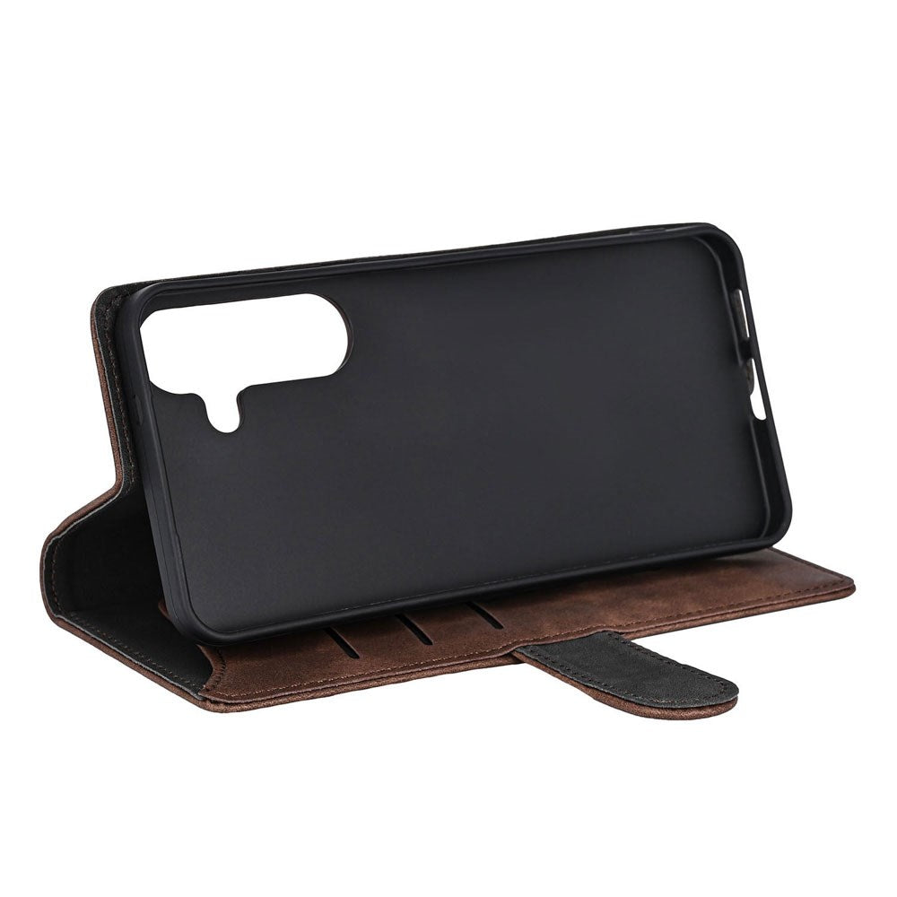 Samsung Galaxy S26+ (Plus) GEAR Konstläder Fodral - MagSafe Kompatibel - Brun