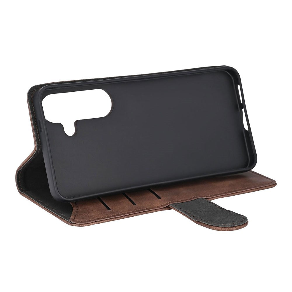 Samsung Galaxy S26 GEAR Konstläder Fodral - MagSafe Kompatibel - Brun