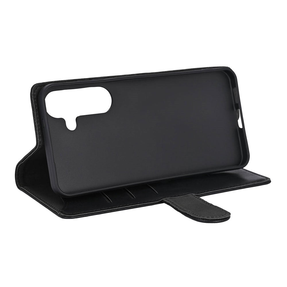 Samsung Galaxy S26+ (Plus) GEAR Konstläder Fodral - MagSafe Kompatibel - Svart