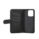 iPhone 16 Pro GEAR Wallet - Läder Plånboksfodral 3 Kort - MagSafe Kompatibel - Svart