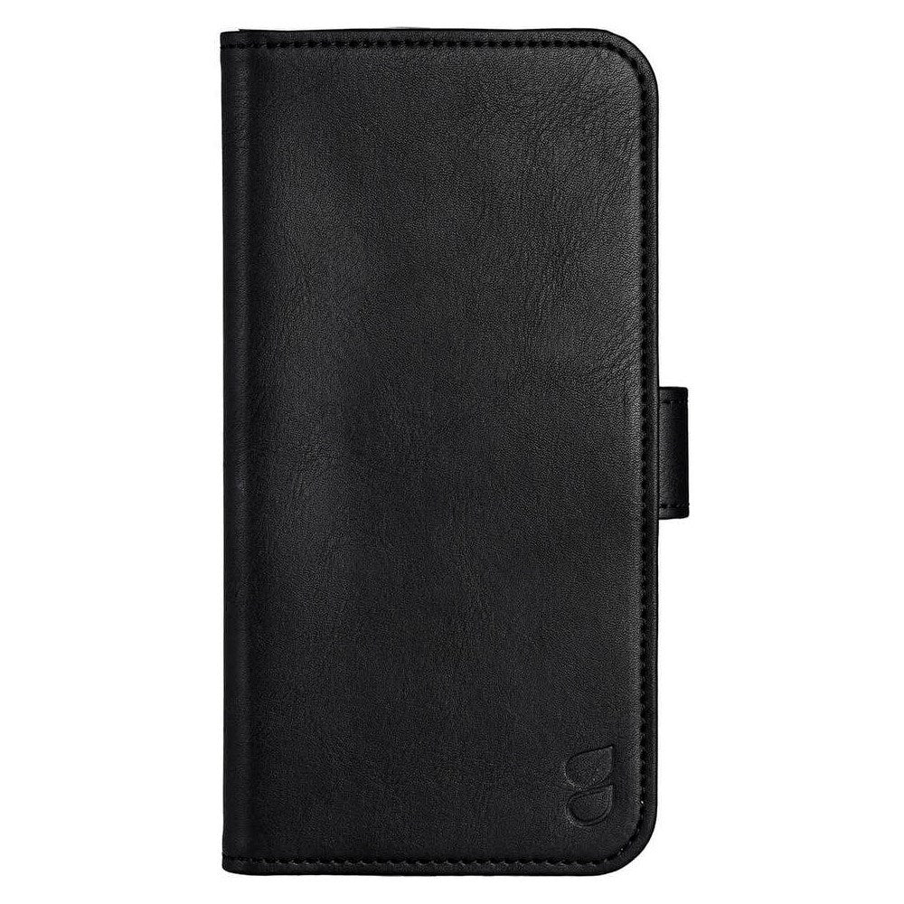 iPhone 16 GEAR Wallet - Läder Plånboksfodral 3 Kort - MagSafe Kompatibel - Svart