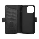 iPhone 15 Pro Max GEAR Wallet - Läder Plånboksfodral 3 Kort - Svart