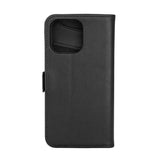 iPhone 15 Pro Max GEAR Wallet - Läder Plånboksfodral 3 Kort - Svart