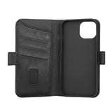 iPhone 15 GEAR Wallet - Läder Plånboksfodral 3 Kort - Svart