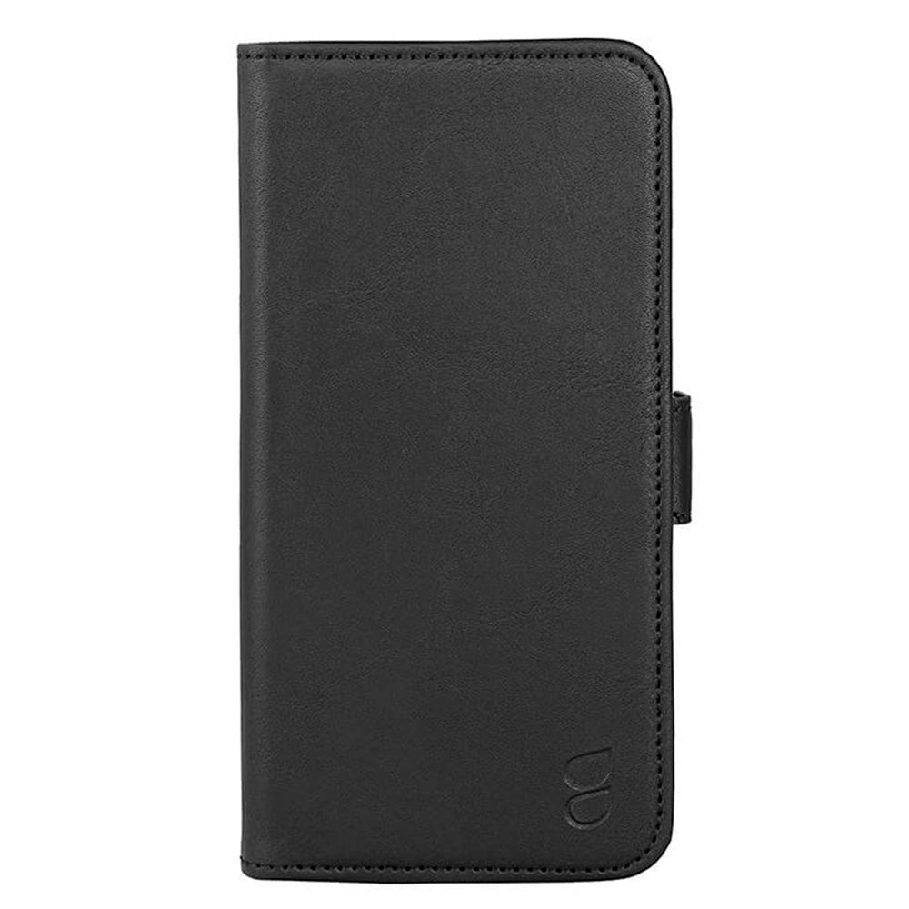 iPhone 15 GEAR Wallet - Läder Plånboksfodral 3 Kort - Svart