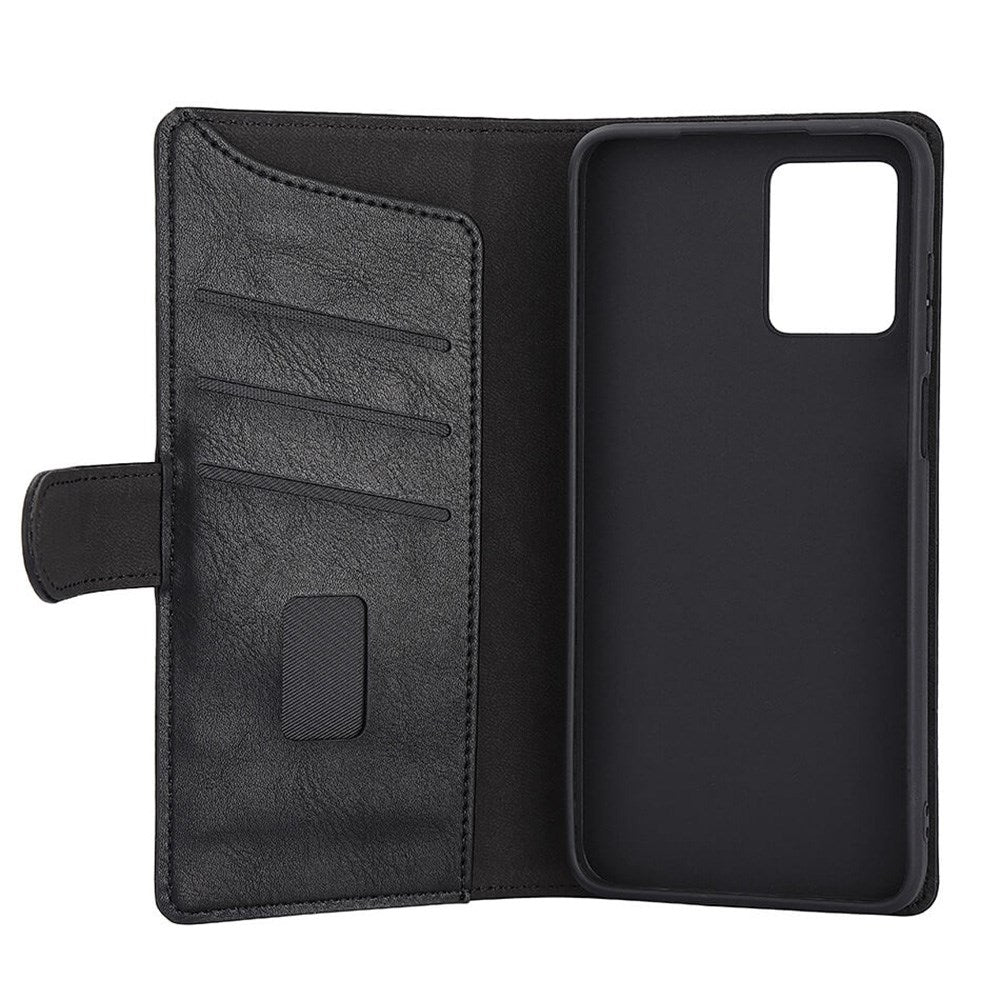 Motorola Moto G73 Gear Wallet - Läder Plånboksfodral - Svart