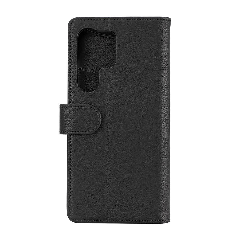 Samsung Galaxy S23 Ultra GEAR Wallet - Plånboksfodral - Imitationsläder - Svart