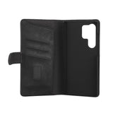 Samsung Galaxy S23 Ultra GEAR Wallet - Plånboksfodral - Imitationsläder - Svart